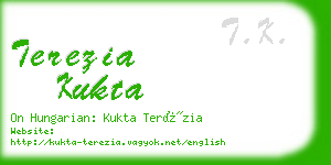 terezia kukta business card